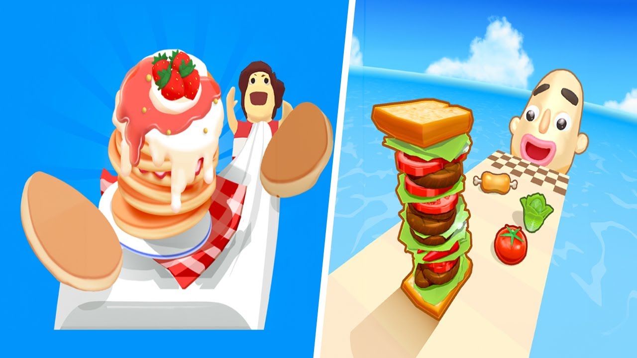 Sandwich runner | Pancake Run - All Level Gameplay Android,iOS - NEW APK UPDATE
