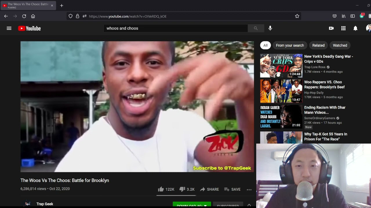 Alex Vo Reacted The Woos Vs The Choos Battle for Brooklyn by Trap Geek R.I.P to Pop Smoke & Everyone