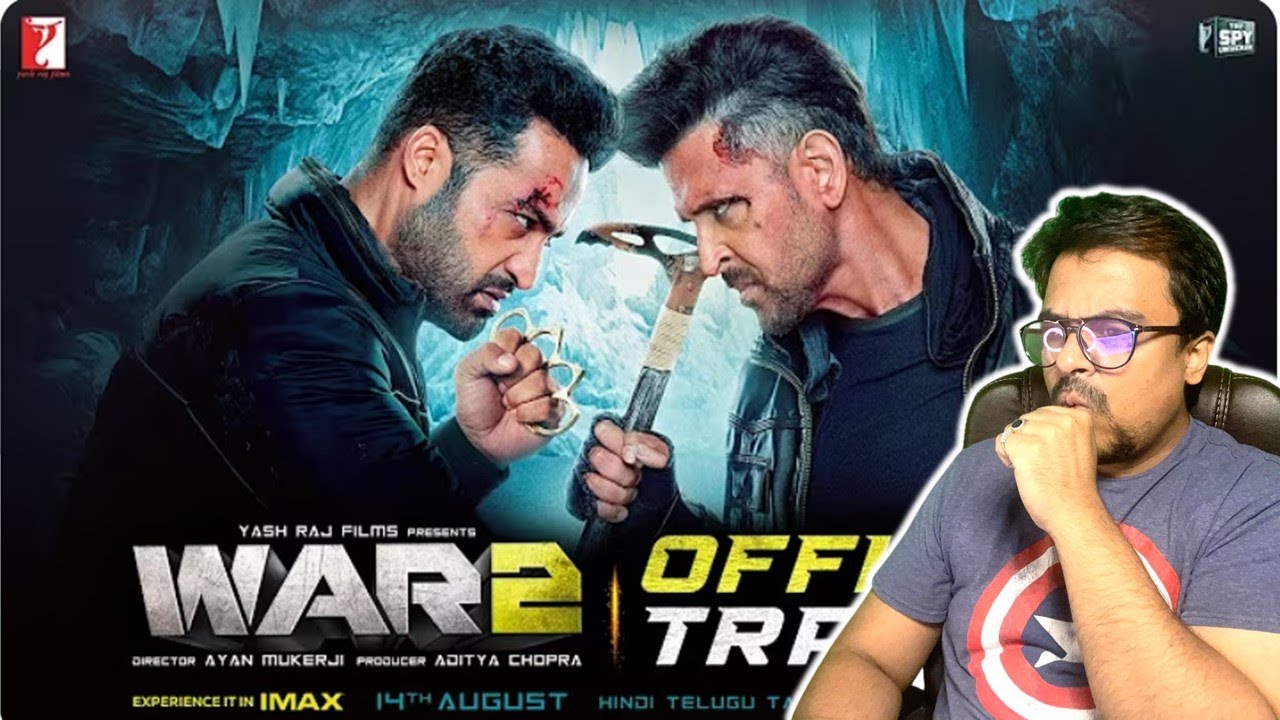 War 2 hindi trailer reaction | Hrithik Roshan, NTR, Kiara Advani, Ayan Mukerji | YRF Spy Universe