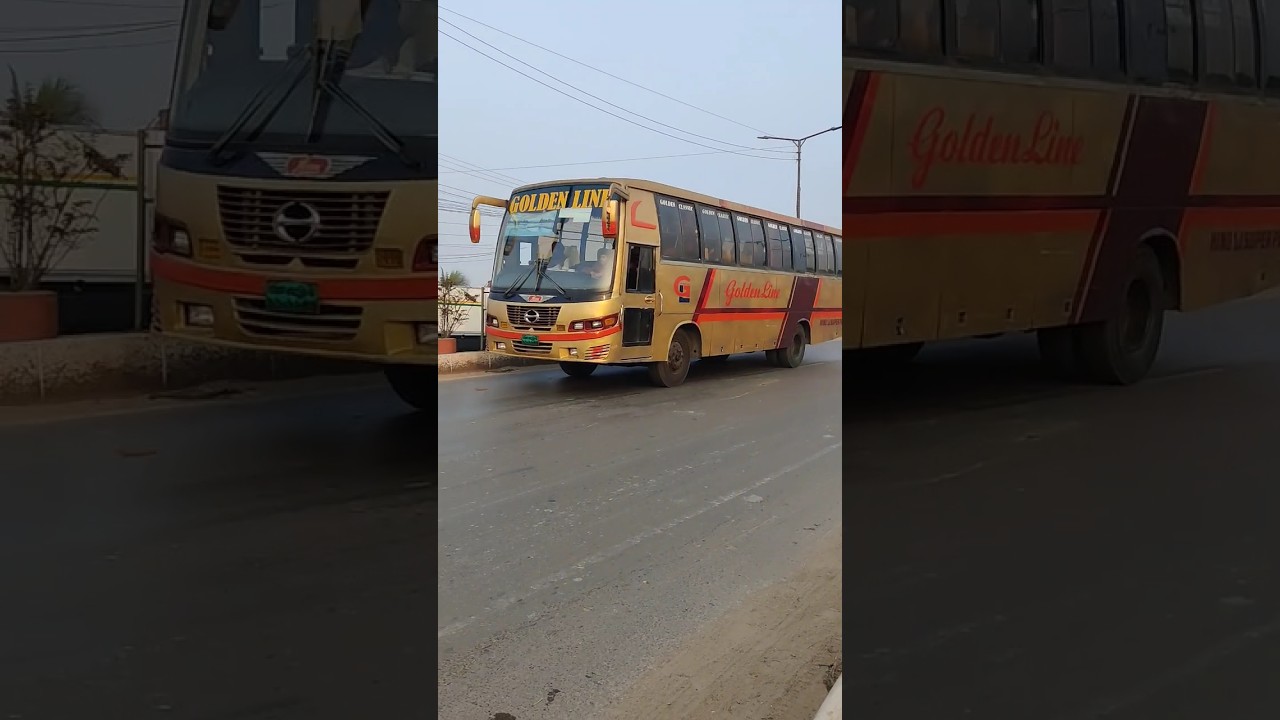 Golden Line Bus. Dhaka To Borisal. #shorts #bussid #obbbussid #bdbuslover @fluggamer