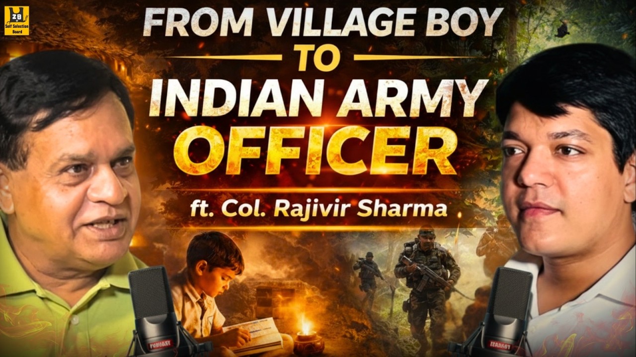 Village Boy to Indian Army Officer 🇮🇳 | Real Story of Col. Rajivir Sharma | Army Motivation Podcast