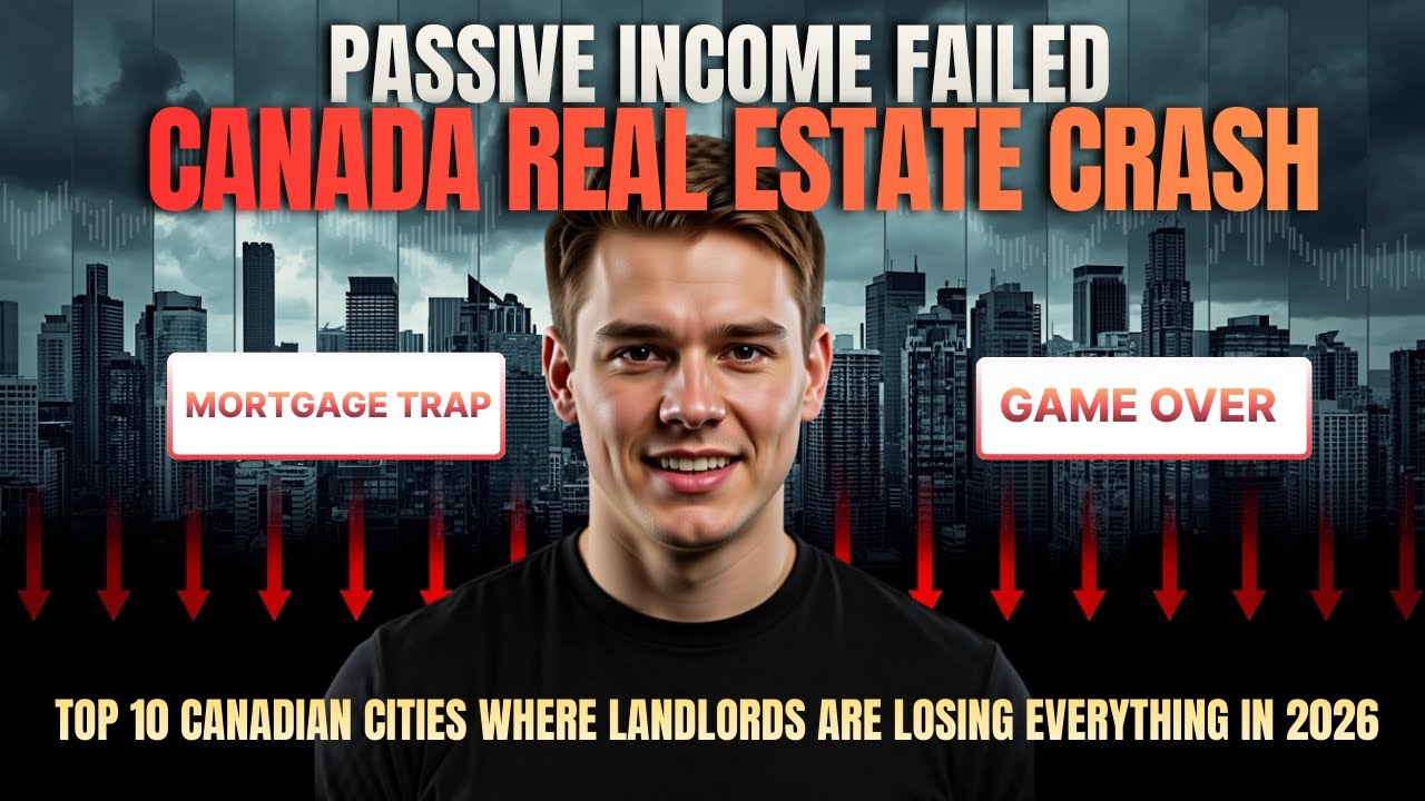 Top 10 Canadian Cities Where Landlords Are Losing Everything in 2026 |housing market update canada|
