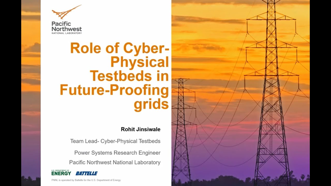 Role of Cyber-Physical Testbeds in Future-Proofing grids | November 14th, 2024