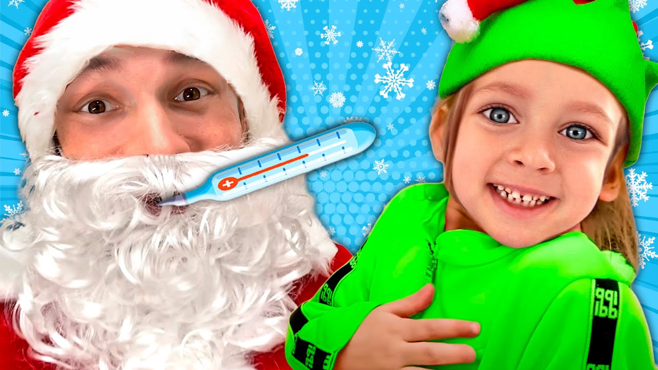 Maya helps Santa with Christmas Gifts + More Kids Songs