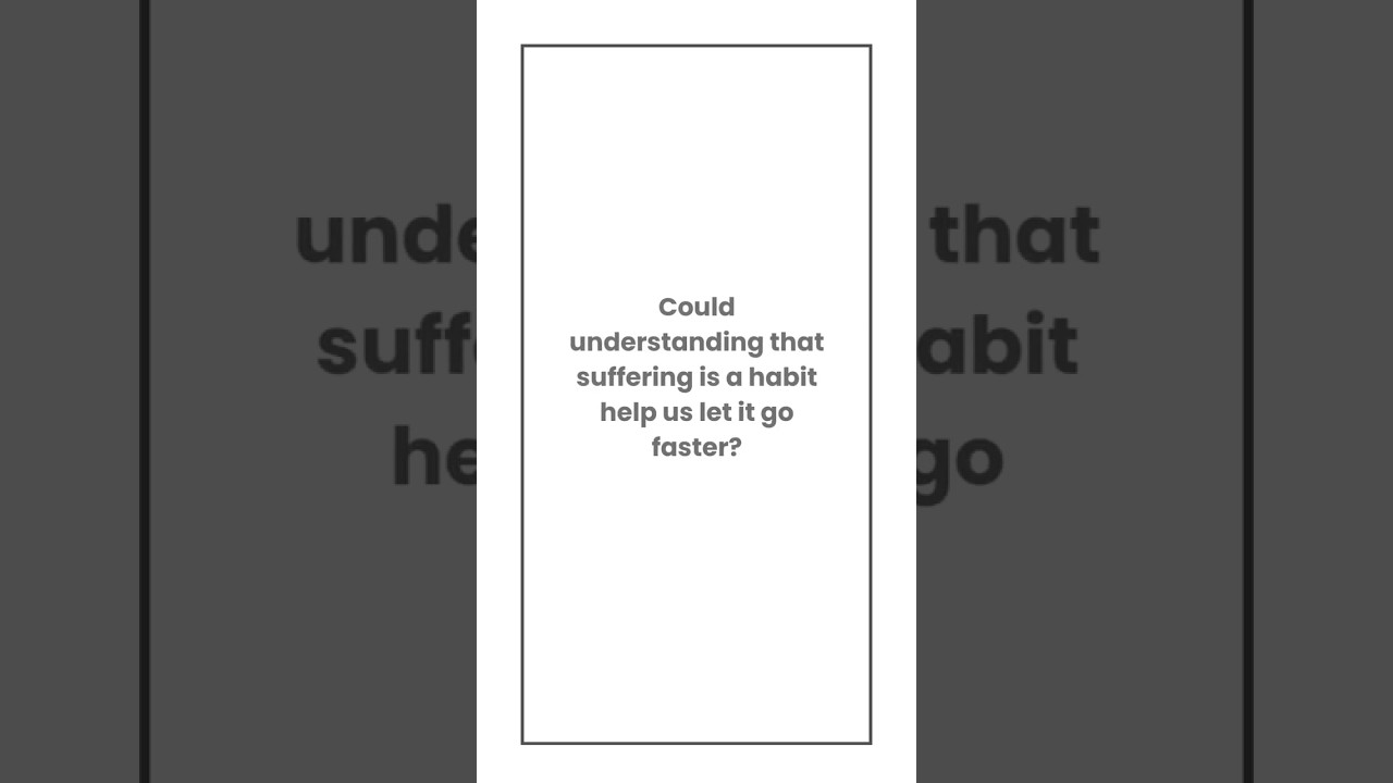 Breaking the Cycle of Suffering  #unifiedmindfulness #reels #suffering