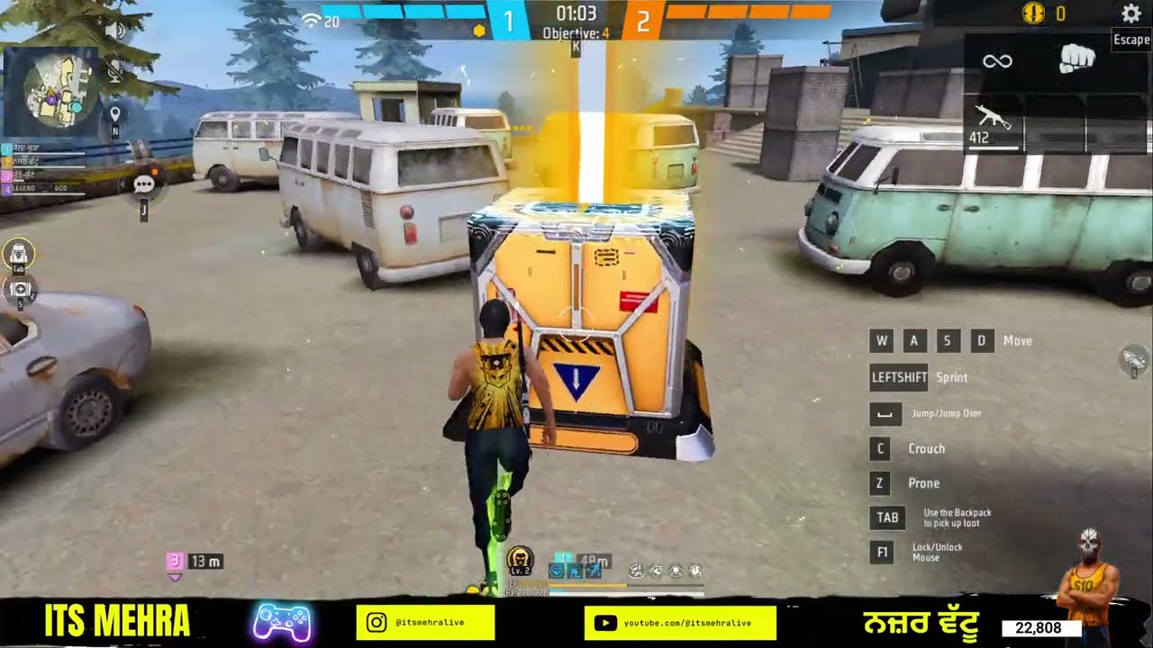 🔴[Live]  FREE FIRE LIVE STREAM | PC VS MOBILE | its Mehra🔥#garenafreefire
