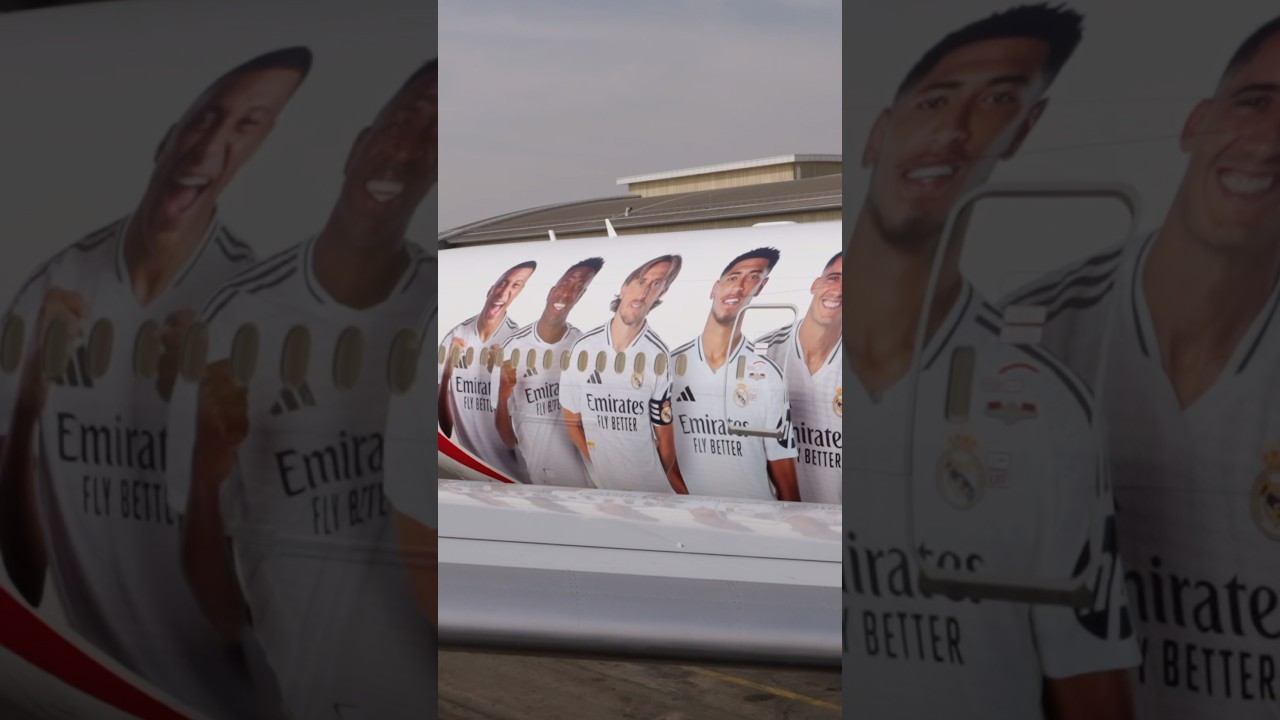 ✈️🎥🎞️🤩 @emirates | #FlyBetter #RealMadrid