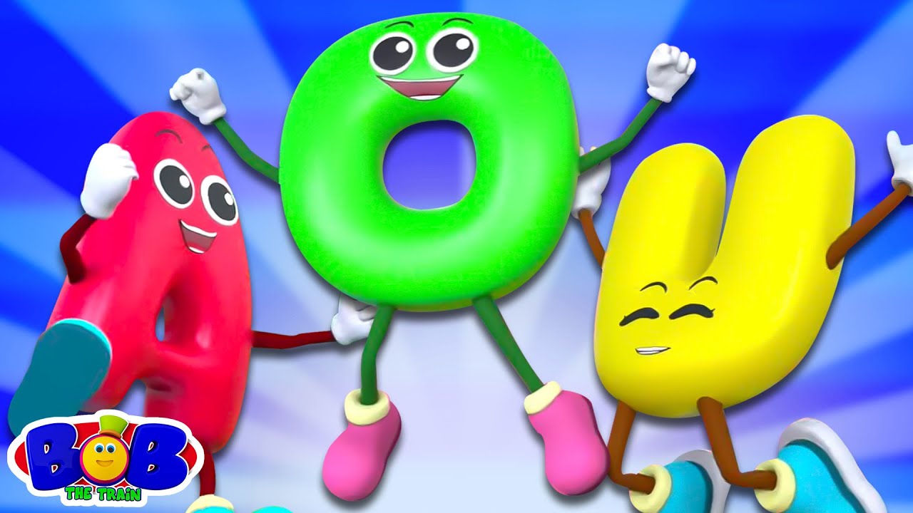 Fünf kleine Alphabete Pädagogisches Kindervideo + weitere Gedichte für Kleinkinder