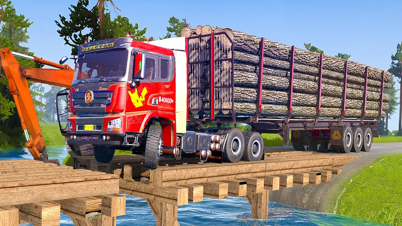 Spintires: Mudrunner Mod Truck | Driver Skills Gameplay | Game Daily #mudrunner #spintires