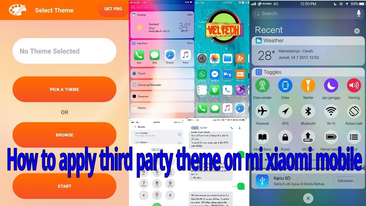 how to apply third party theme on mi4i(by using miui theme creator)