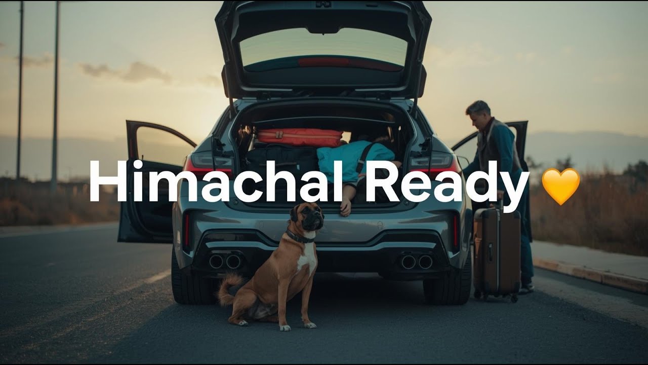 Packing for Himachal 🌄 | Road Trip Prep With My Dog in BMW M340i