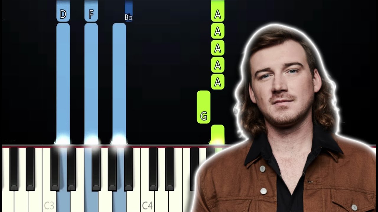 Morgan Wallen - Bandaid On A Bullet Hole (Piano Tutorial)