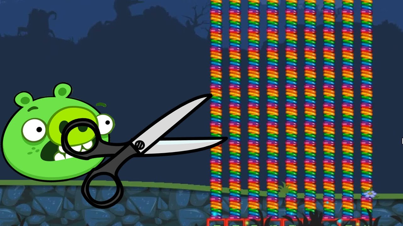 Bad Piggies - CUT THE LONGEST SPRINGS! - INTERESTING SPRINGS EXPERIMENT!