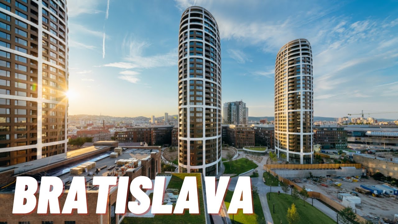 Bratislava - Nivy Bus Station & Sky Park (Bratislava Downtown)