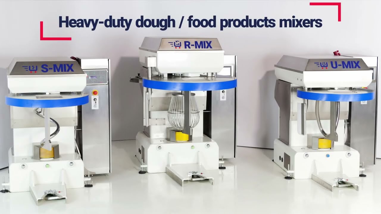 Which dough  mixer to choose - MIX Series Dough Mixers with removable bowls MECH-MASZ #mixer #dough