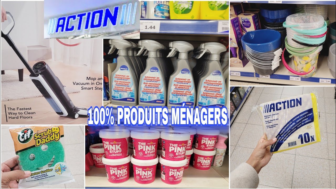 💥ACTION 100% NETTOYAGE PRODUITS MÉNAGERS 17.11.23 #arrivagesaction #action #tinecofloorones5 #tineco