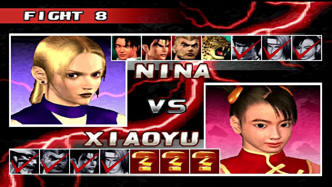 Tekken 3: 2x Team Battle Mode [Hard] Part 9 - PSX Duckstation Emulator [1080p to 2160p 4k] #9