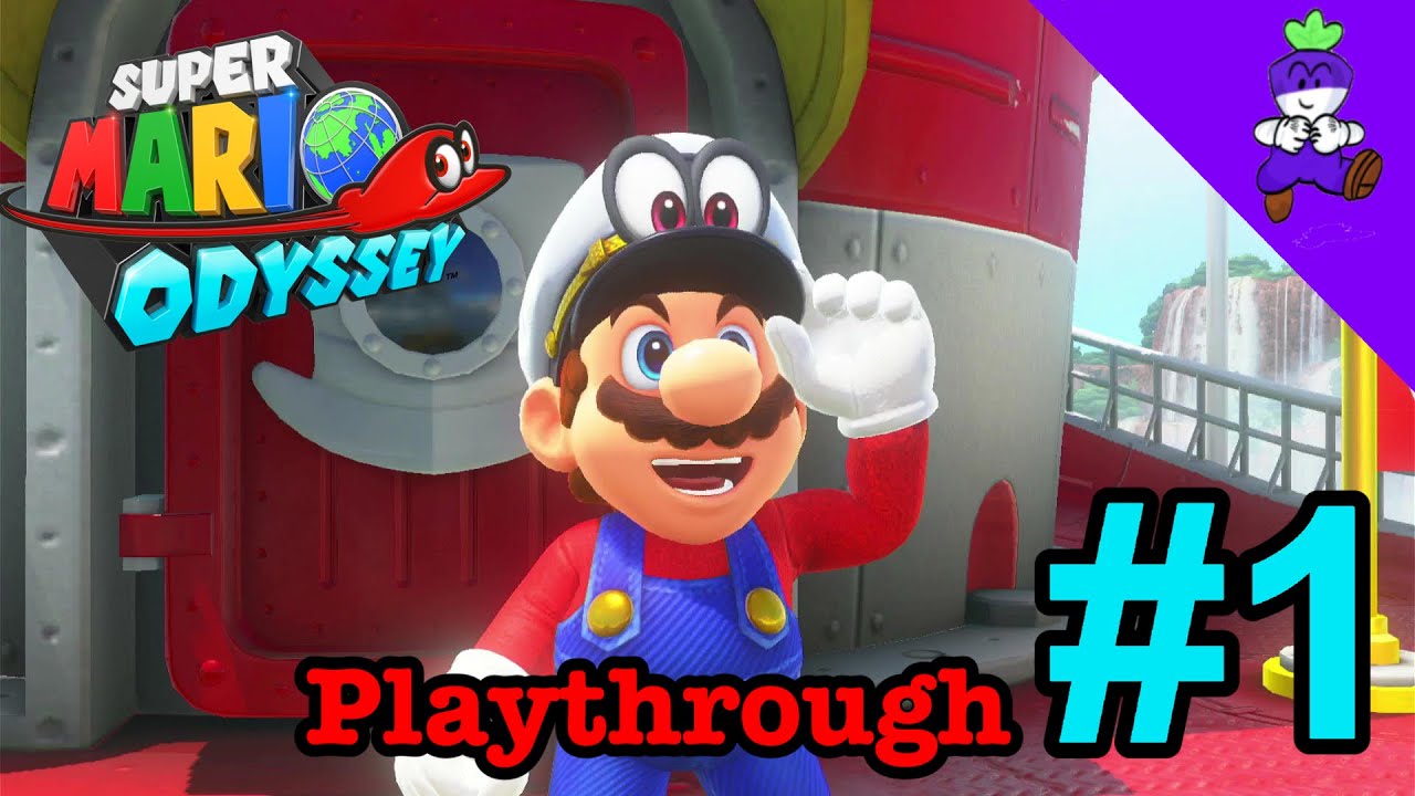 Super Mario Odyssey playthrough #1-Flying Turnip