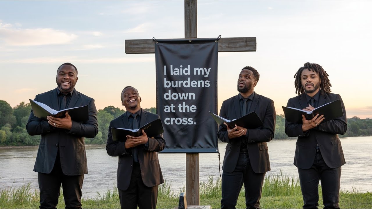 I Laid My Burdens Down At The Cross And I Picked Up Peace That Flows From Calvary's Crimson Stream