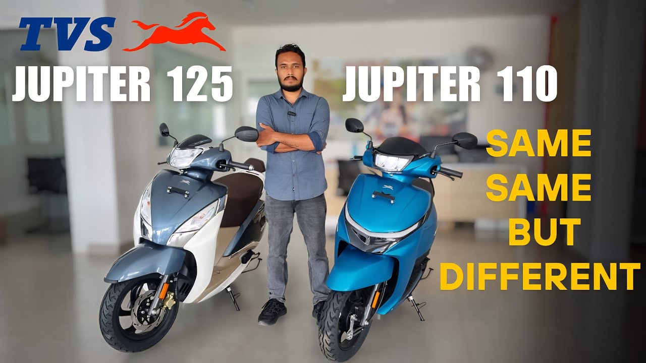 2025 TVS Jupiter 125 VS Jupiter 110 detailed comparison in telugu | Which one to buy? @motoboyvk 