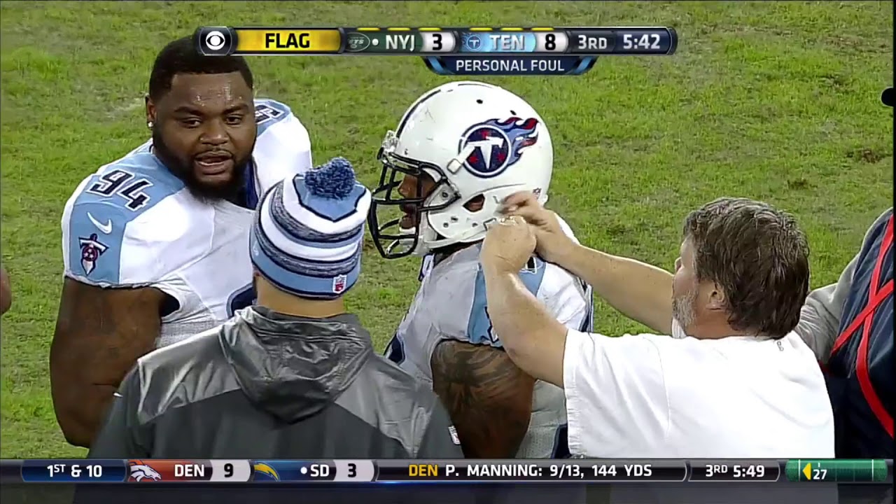 Jurrell Casey Punches Geno Smith w/ Huge Brawl | 2014 Jets vs. Titans
