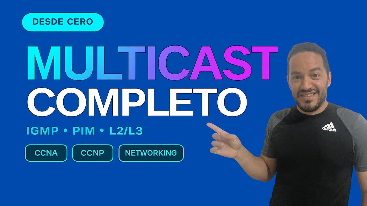 Multicast desde Cero: IGMP, PIM y Direccionamiento L2/L3 (CCNA & CCNP)