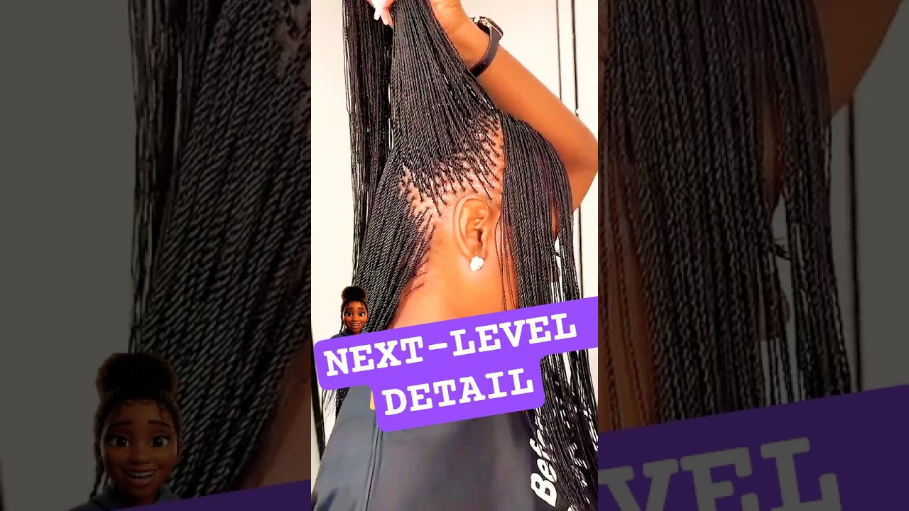 The Detail on These Micro Braids?! 🤯