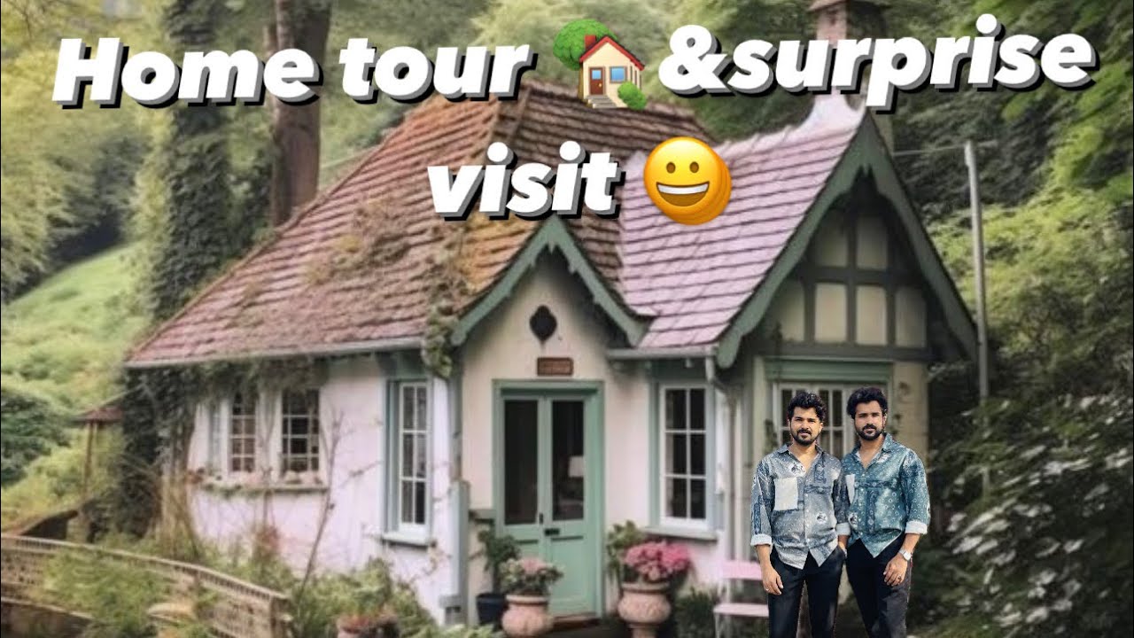 Surprise visit saippu 😂and home tour 🏠
