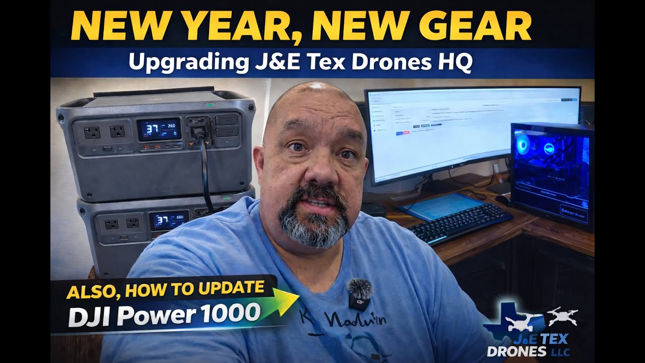 Новый год, новое оборудование | Обновление прошивки DJI Power 1000 и новая рабочая станция для др...