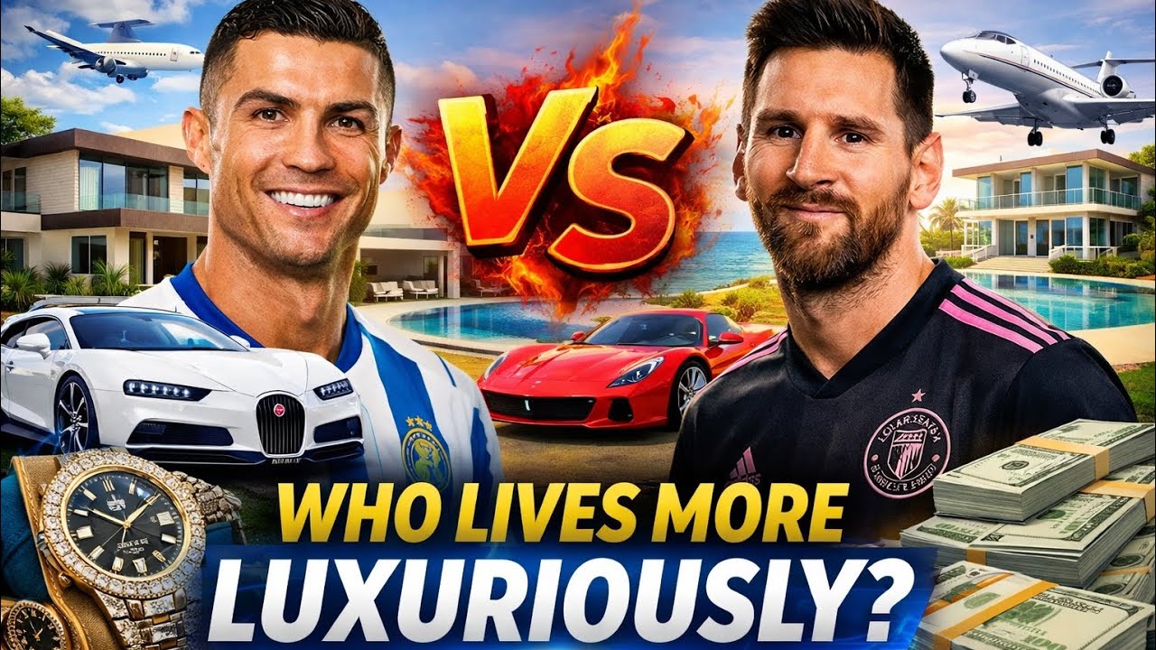 Cristiano Ronaldo vs Lionel Messi | Their Families Live a Life You Won’t Believe!