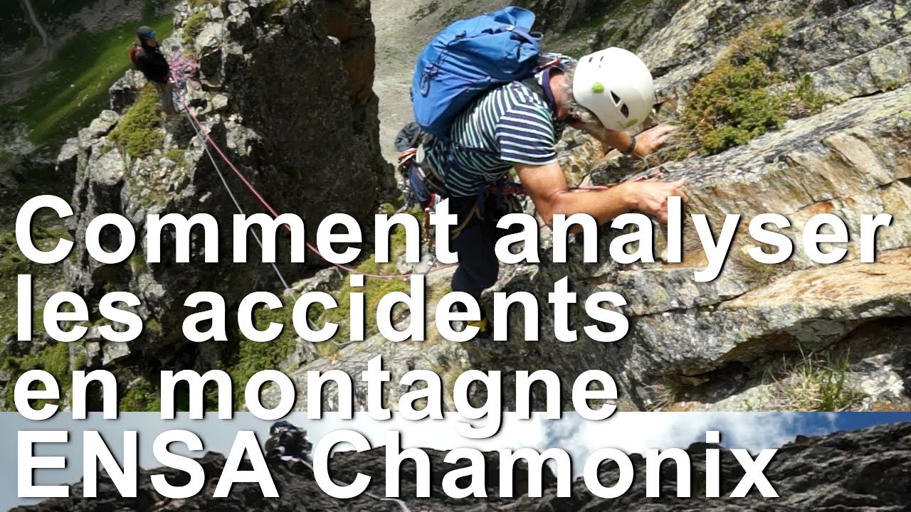 Comment analyser les accidents en montagne Maud Vanpoulle Conférence ENSA alpinisme ski de randonnée