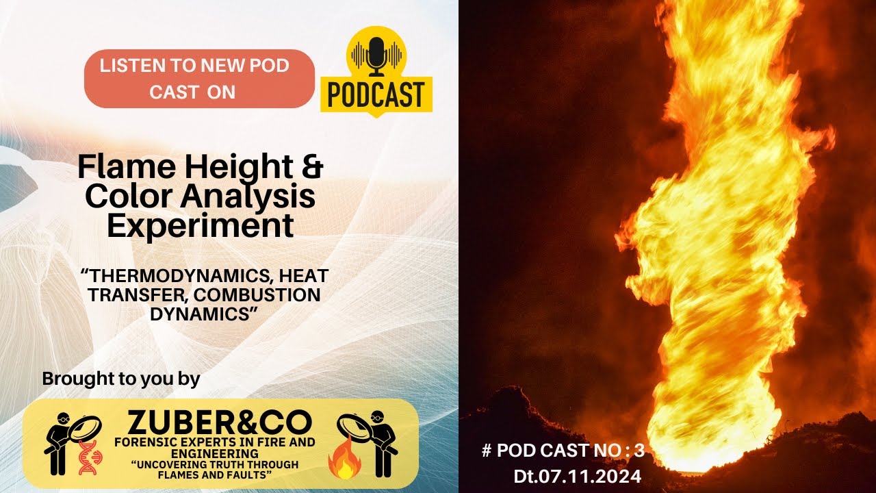Analyzing Flame Height & Color: A Thermodynamics Experiment: FIRE FORENSIC EXPERIMENT