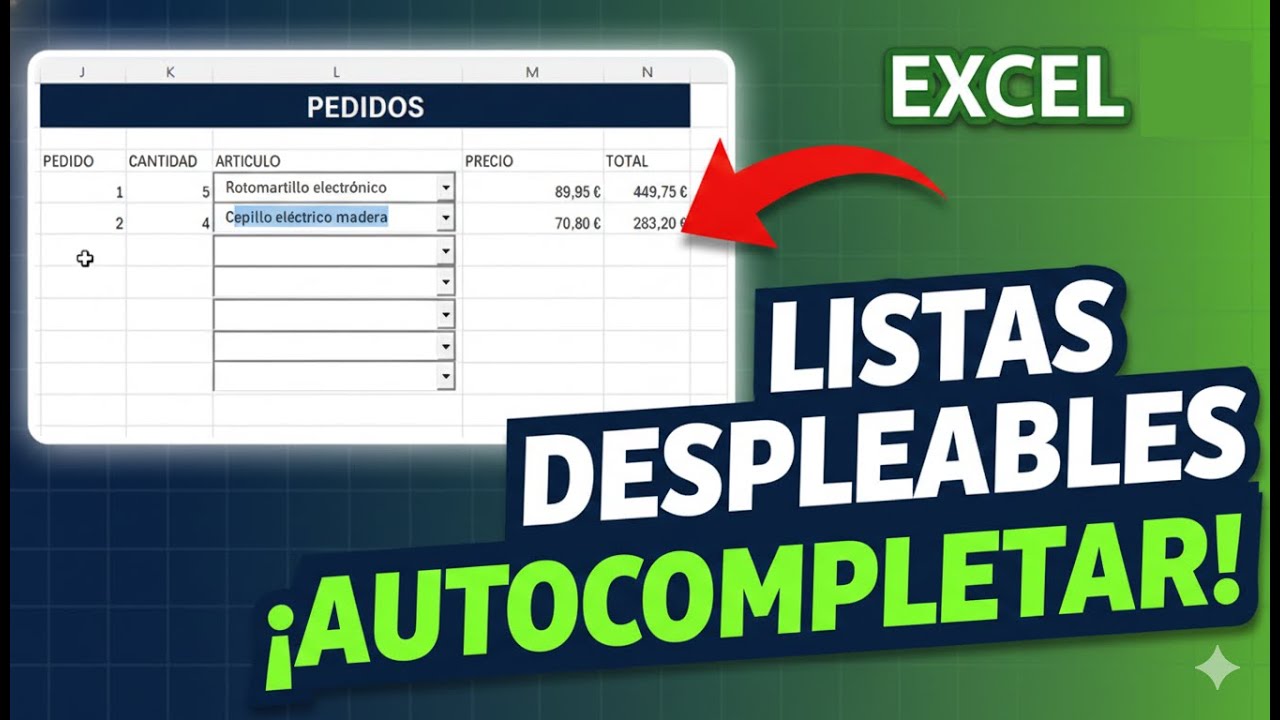 listas desplegables con autocompletar en Excel. Nuevos y viejos métodos.