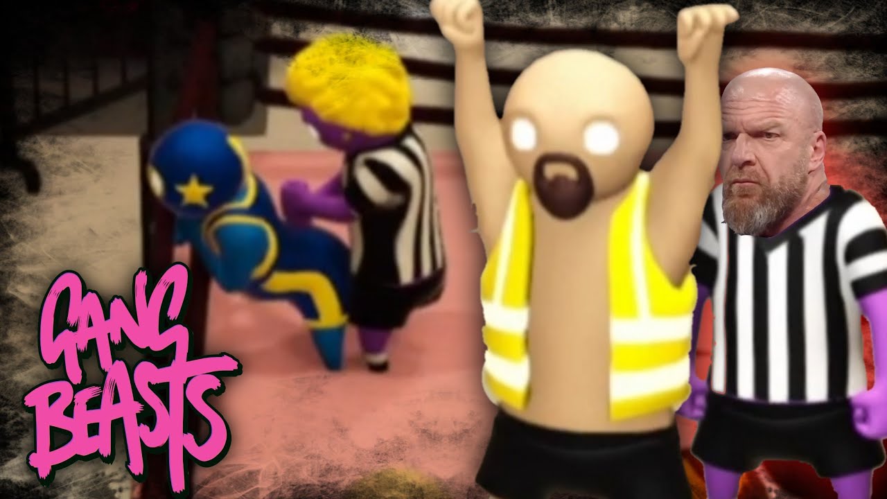 Stone Cold Stan Houston is now... DISQUALIFIED-AH - A Gang beasts funtage