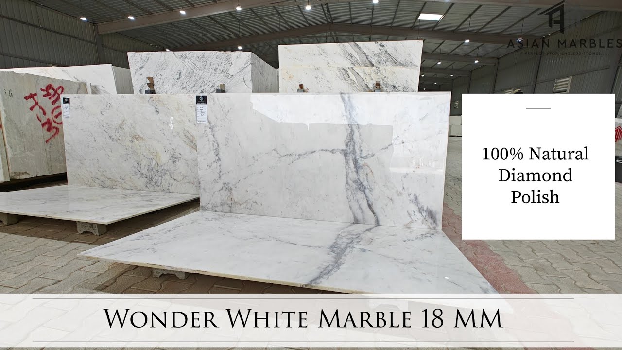 Wonder White Marble 18mm | One of the BEST QUALITY at very effective price range | 9649333444