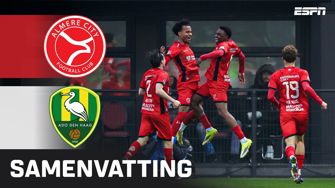 Emanuel Poku DOET ADO PIJN met BELANGRIJKE GOAL! 🛵 | Samenvatting Almere City - ADO Den Haag