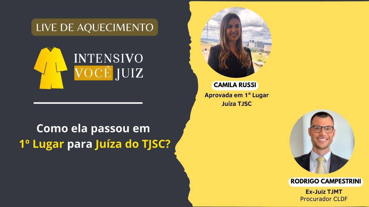 Ela reprovou na prova oral e agora será Juíza (1º lugar - TJSC)