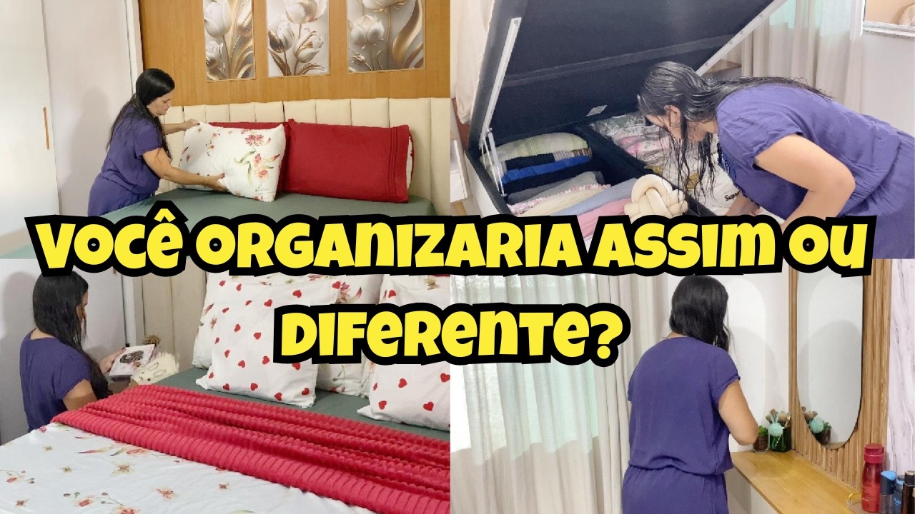 TRANSFORMEI MEU QUARTO 😍 | Organização que Dá Paz /Só mudei ISSO e o quarto ficou outro