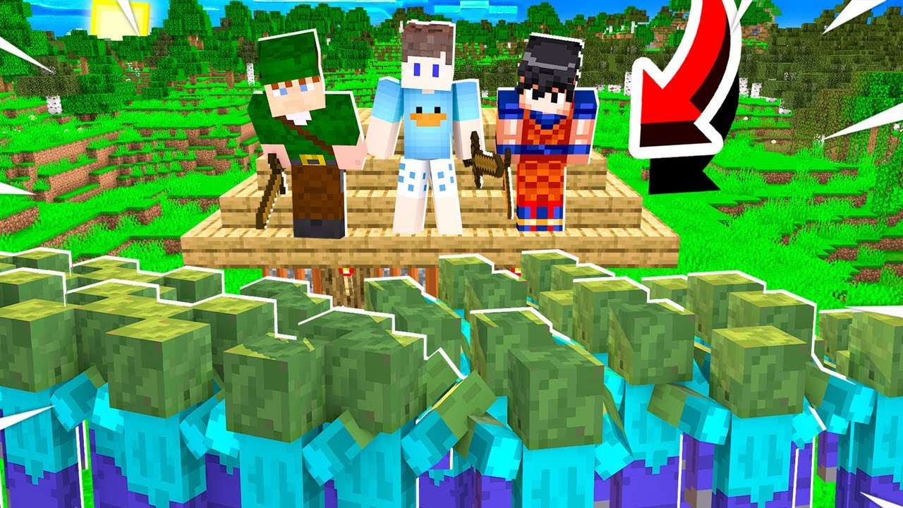 Minecraft, mas tem um APOCALIPSE ZUMBI