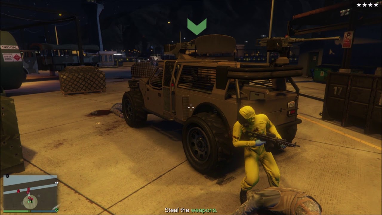 Zancudo Weapon Theft Setup Mission - Diamond Casino Heist - Grand Theft Auto