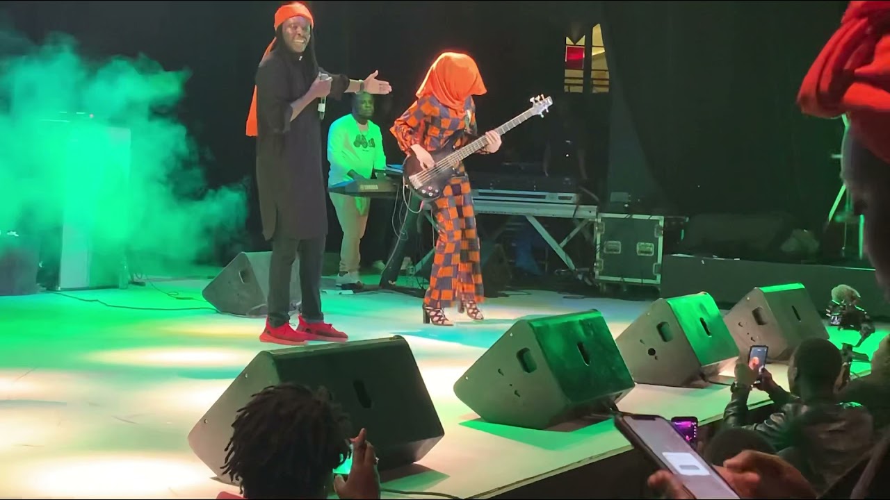 Lady Maah Keita in Daara J Family Virtual Performance 🟠