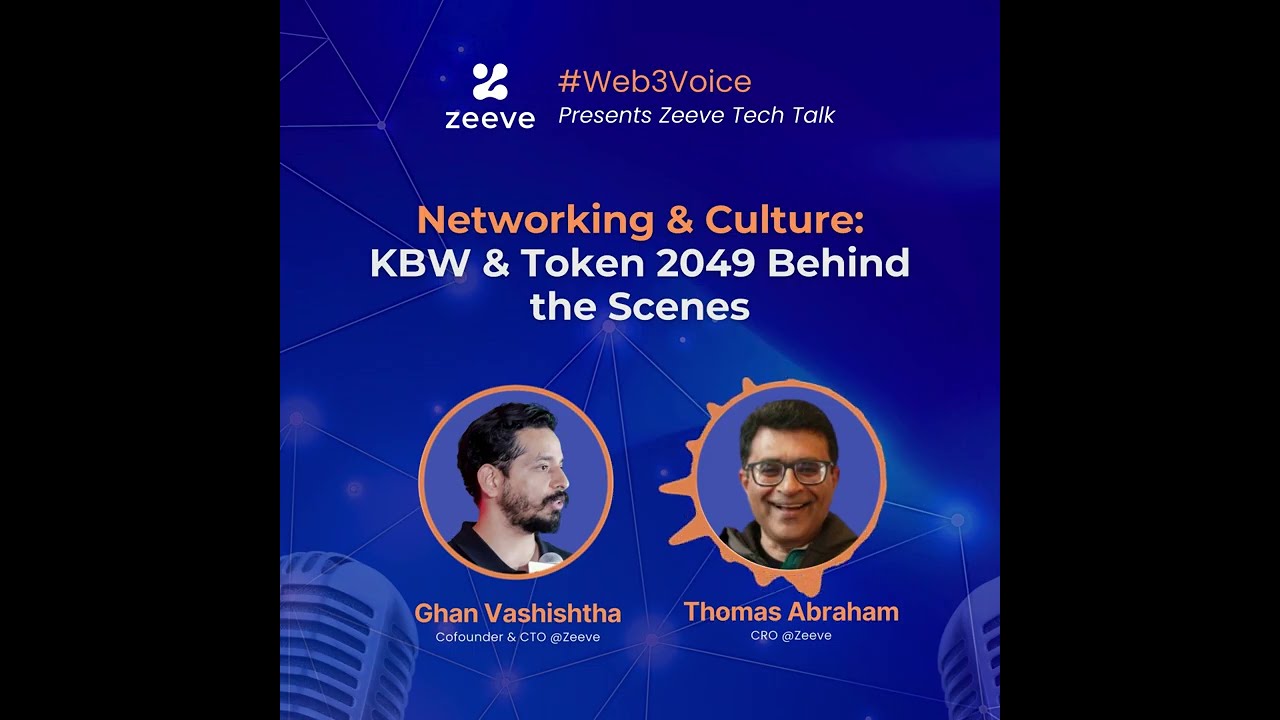 Networking & Culture: KBW & Token 2049 Behind the Scenes. Feat. Zeeve's CTO & CRO, Ghan & Thomas