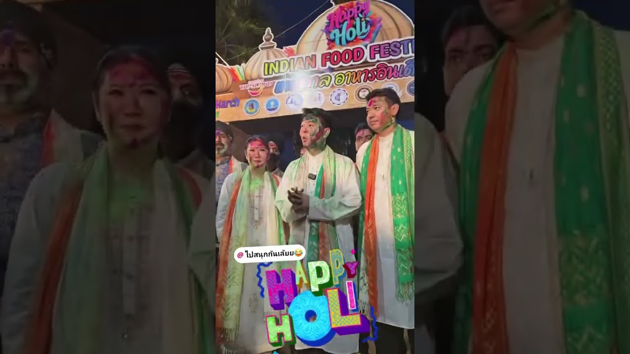 Holi Festival Highlights from Pattaya , Thailand 2025