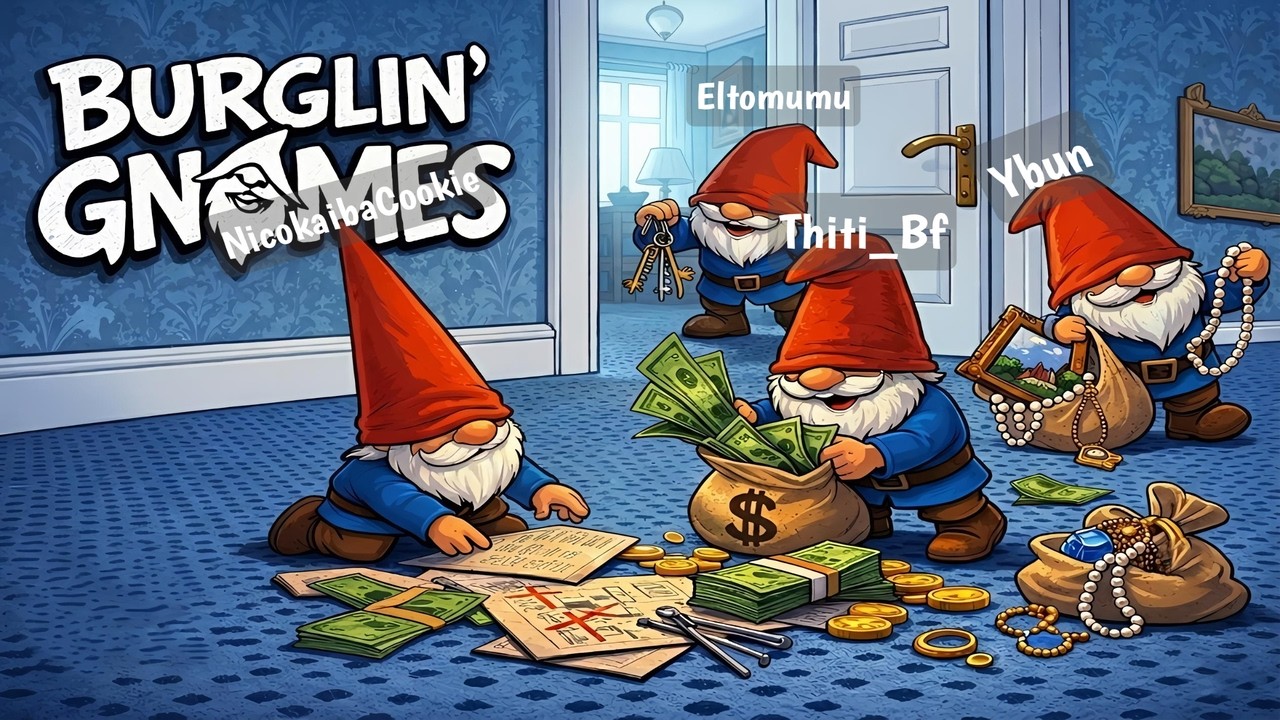 Este juego de Gnomos es Buenísimo | Burglin' Gnomes Demo