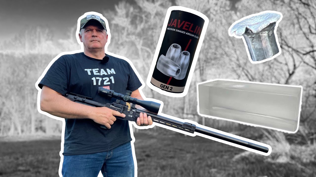 GEN 2 .34 Javelin Airgun Slug Ballistics Gel Test at 200 Yards