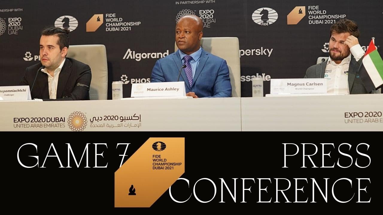 Press Conference after Game 7 | FIDE World Championship Match 2021 |