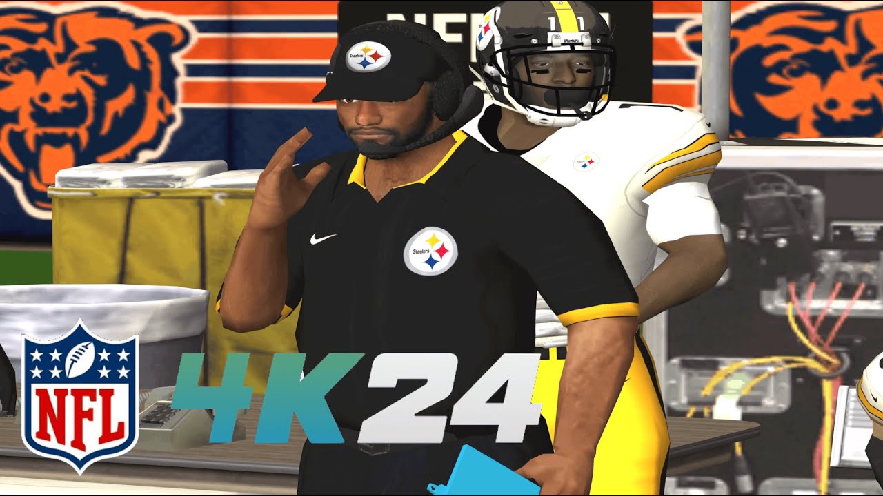 NFL 4K24 (ESPN NFL Football: 2024 Version) PIT @ CHI