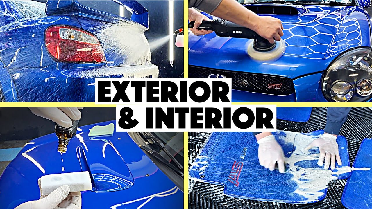 Made This Modified Subaru WRX STI Shine Again - Detailing Step by Step