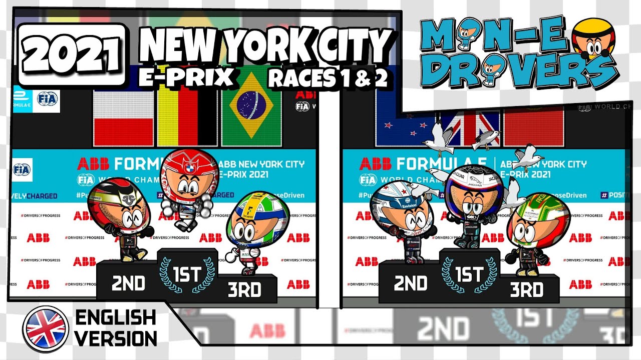 [EN] MinEDrivers - ABB Formula E - 2021 New York City E-Prix R1 & 2