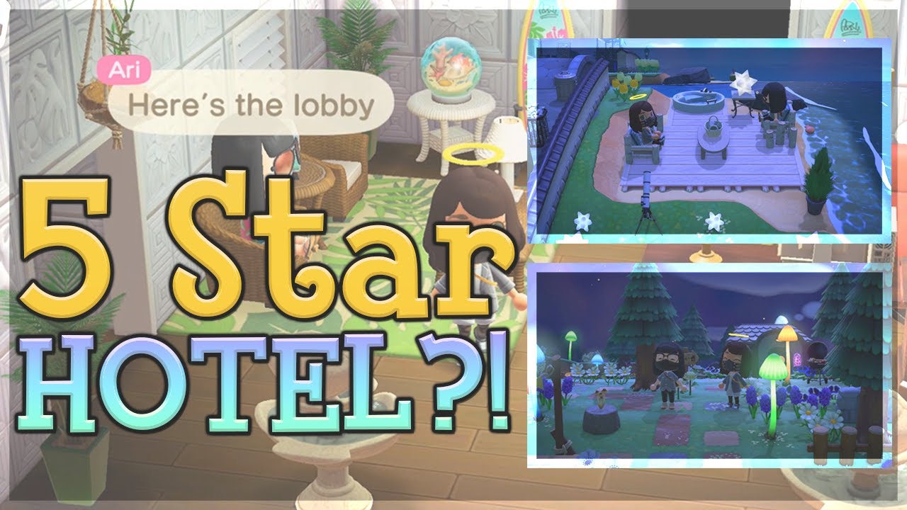 Animal Crossing New Horizons Hotel?! An Animal Crossing 5 Star Island Tour!
